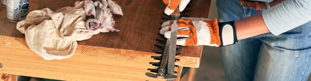 How to Sharpen Hedge Trimmer Blades